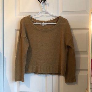 oversized cropped sweater
